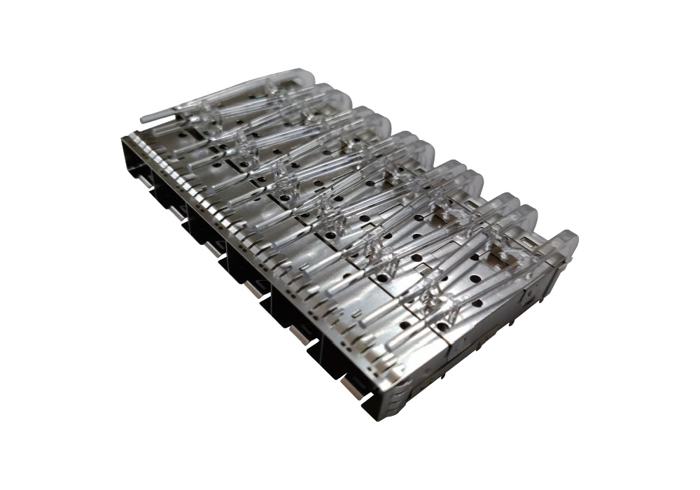 SFP 1*6 CAGE压接带导光柱