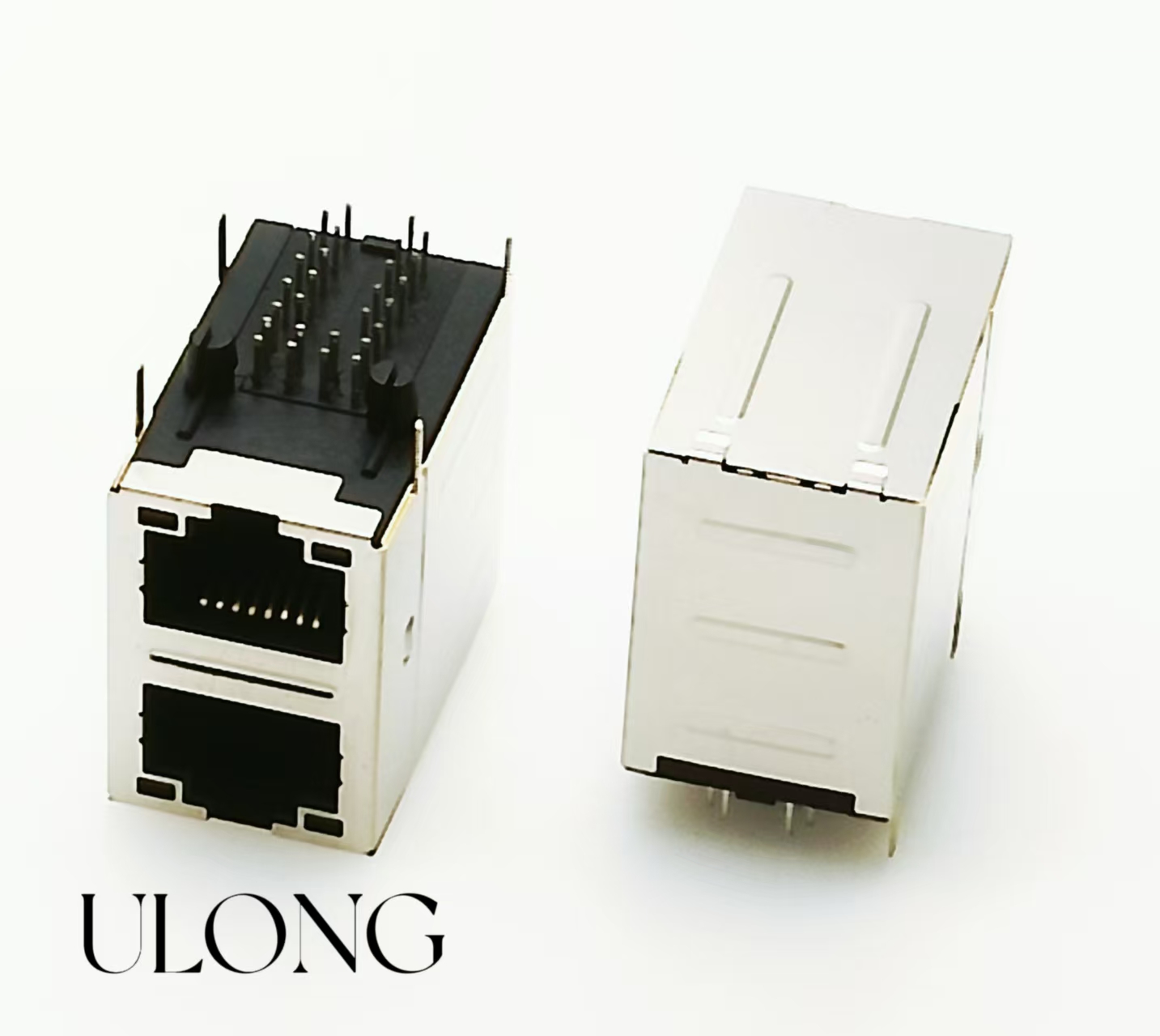 UDE RM2-1SFARV1F RJ45 2×1 带滤波器 千兆 替代ULONG HR21-F01C48BH91FH