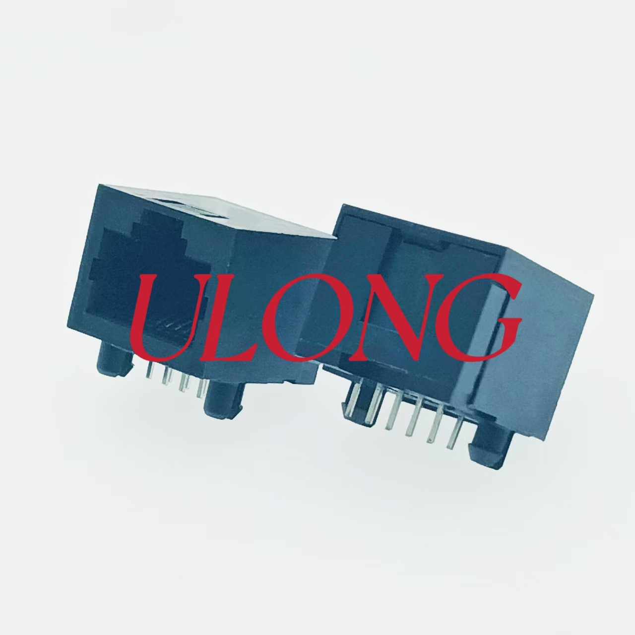 RJ48-10P10C  全塑网络插座工业类网口朝上