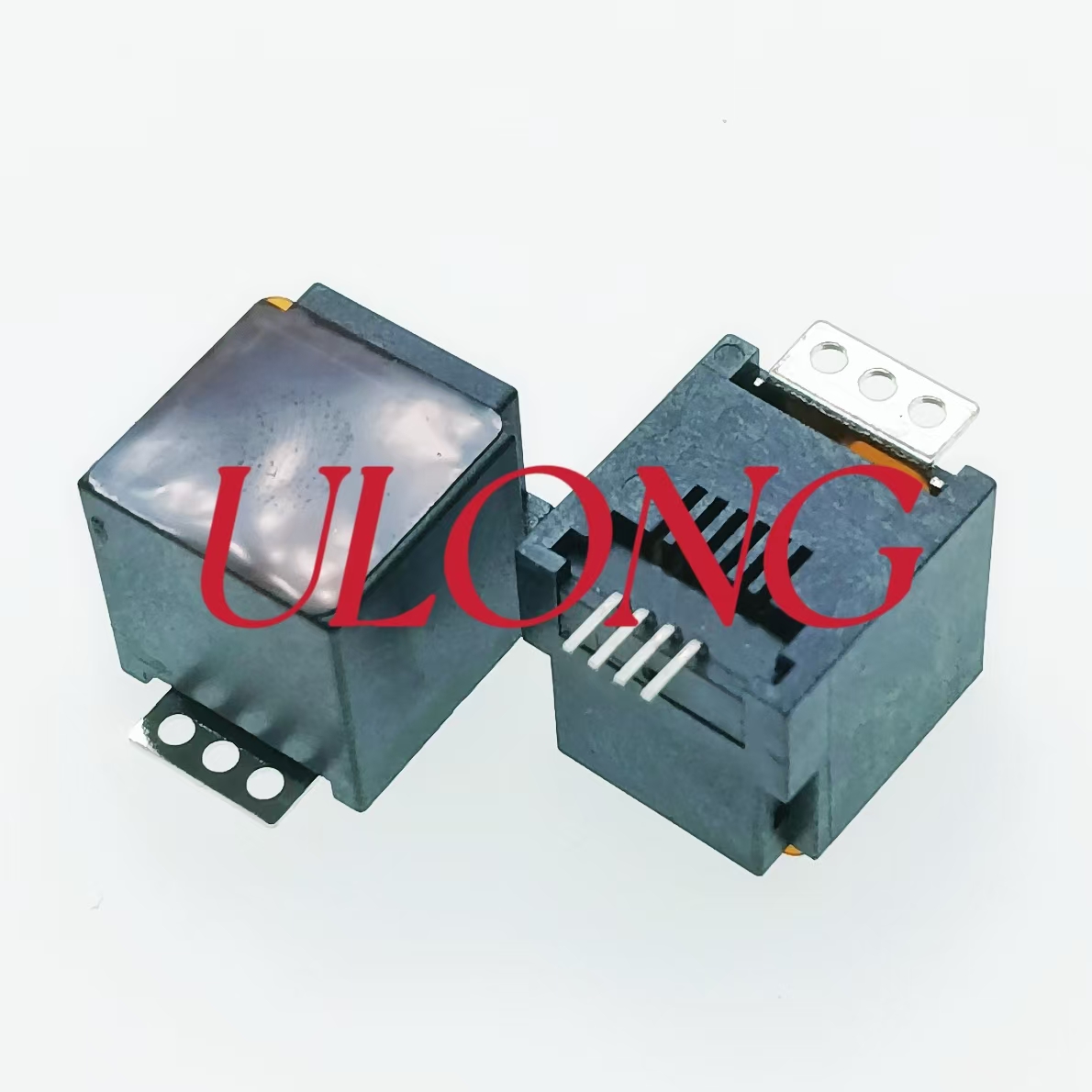 RJ11 6P4C立贴180度电话插座卷带麦拉回流焊