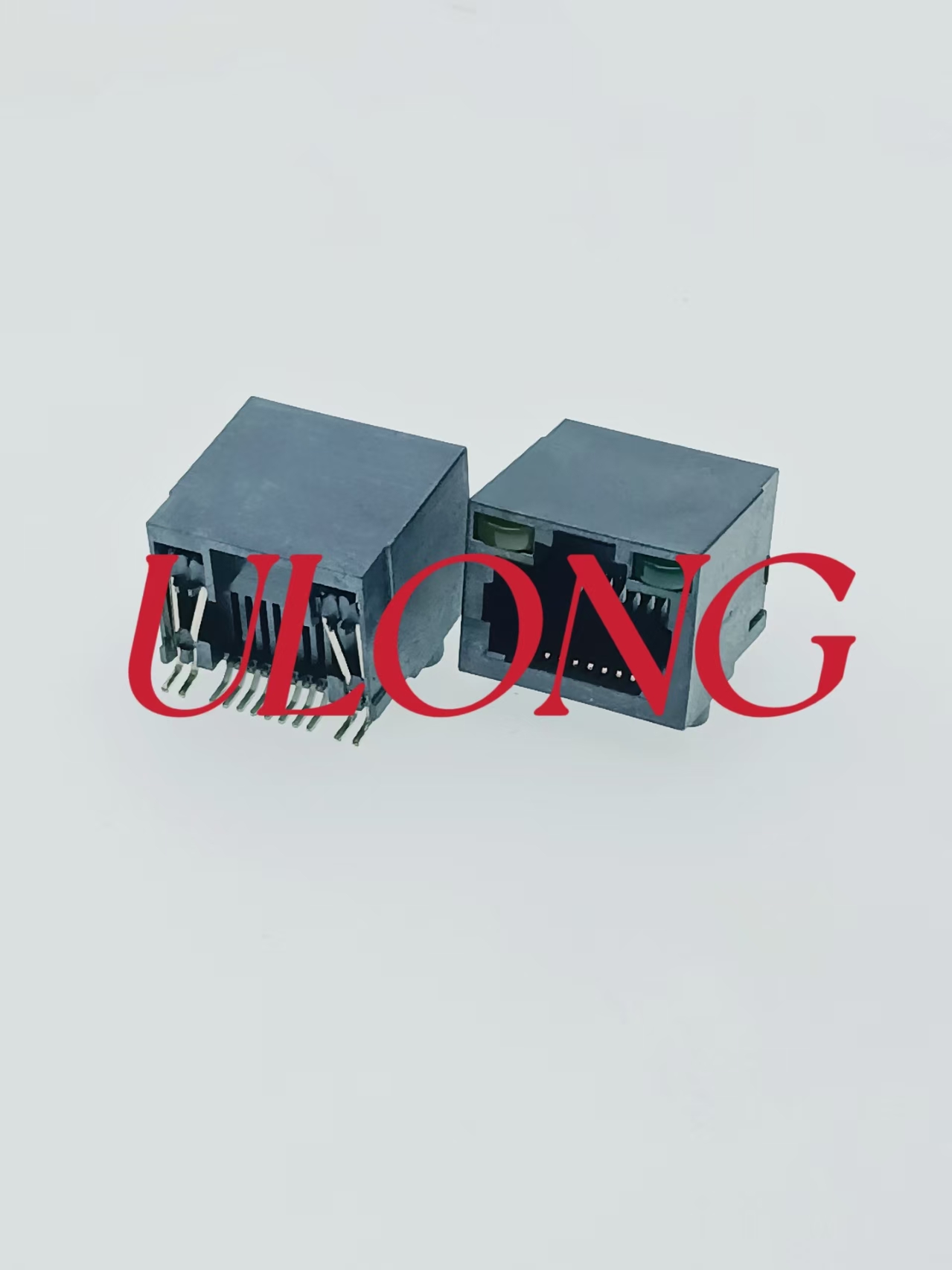SMT RJ45 8P8C 贴片口朝上无灯全塑卷带