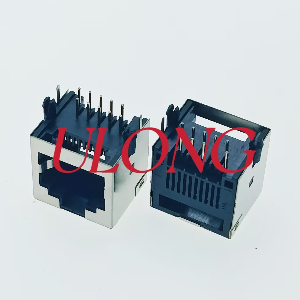 单口RJ48-10P10C电话连接器全包