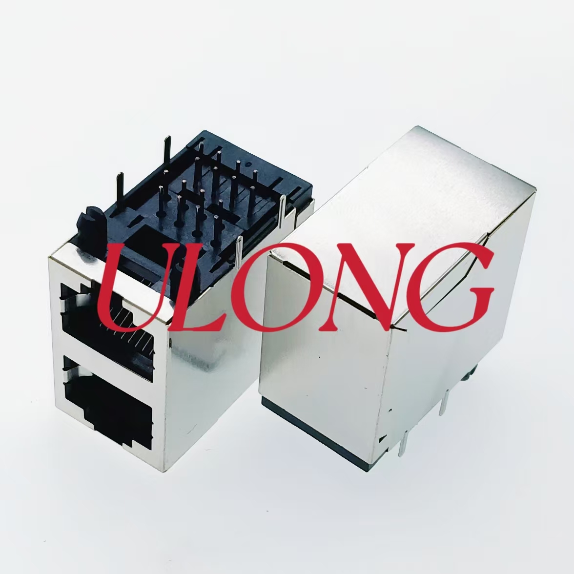 RJ45-2X1带灯无灯屏蔽