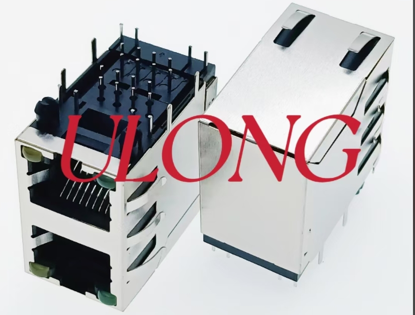 Stacked RJ45 JACK