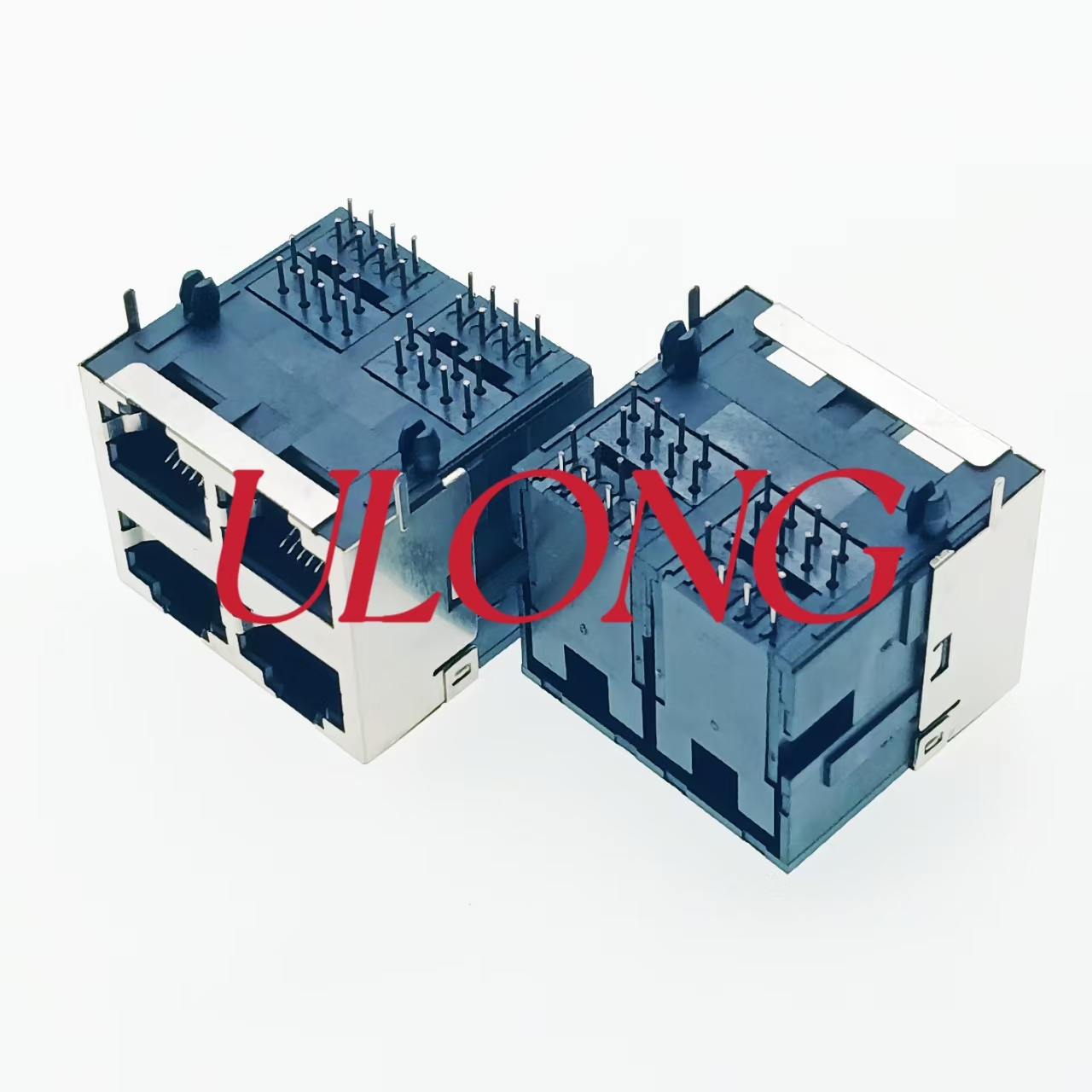 RJ45插座-2X2-8P8C半包
