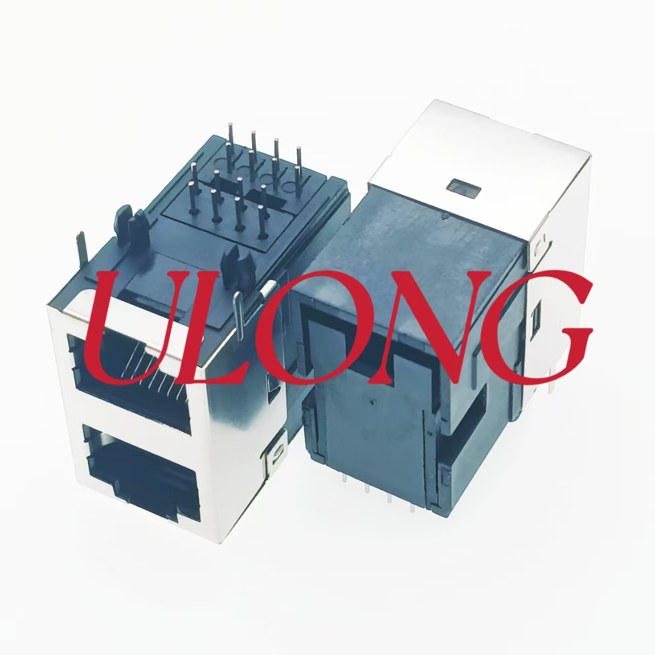 RJ45插座-2X1-8P8C半包