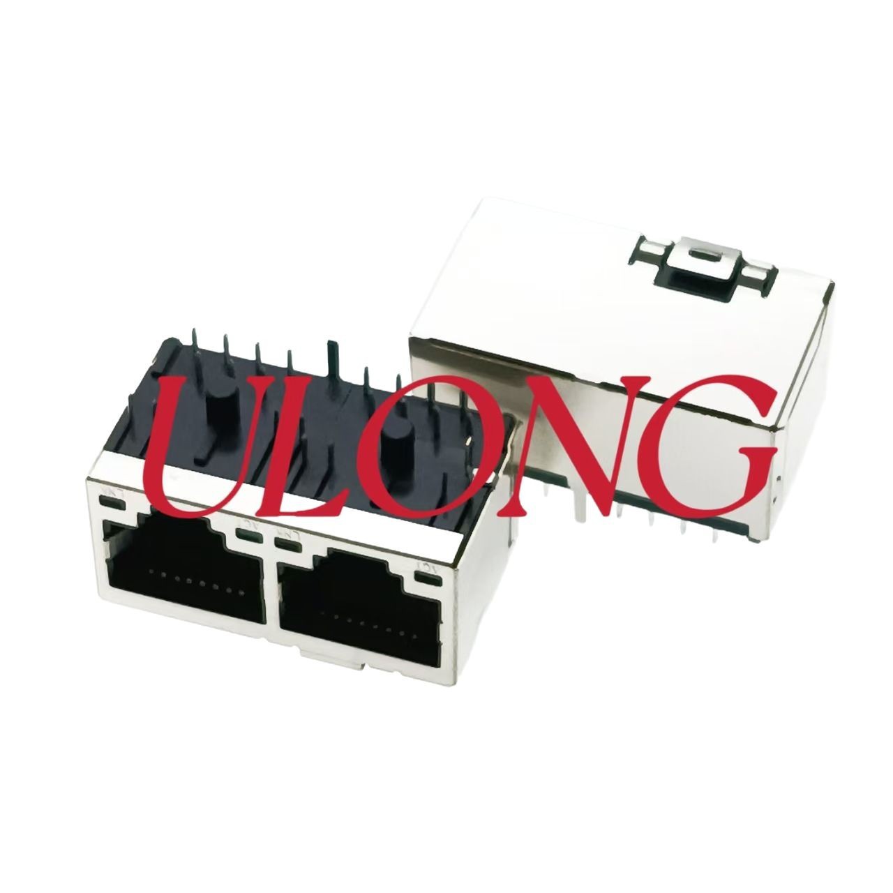 RJ45连接器替代FRE PULSE 1X2带灯左绿右绿橙网卡用