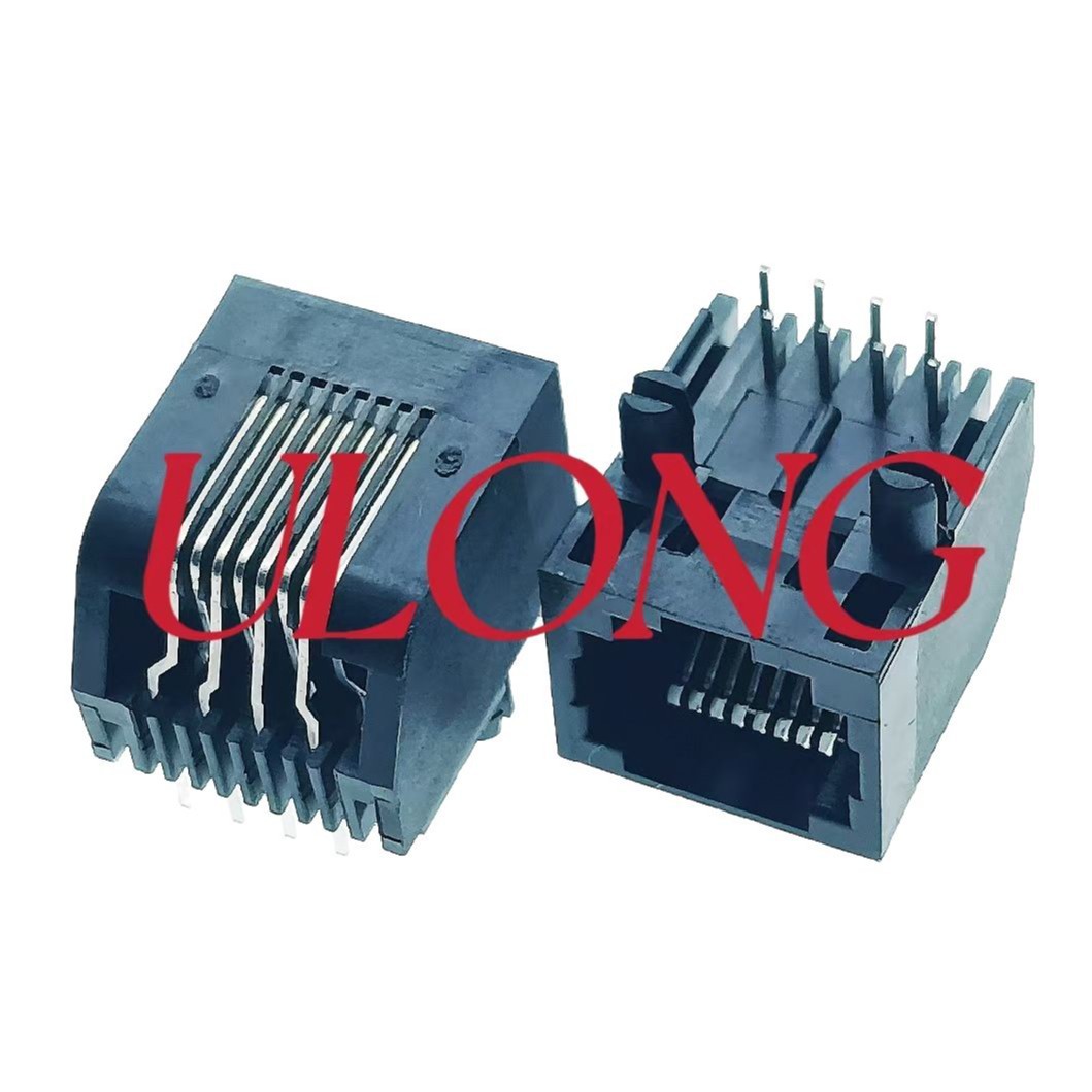 RJ45连接器5722-8P8C扁针斜体18.3MM