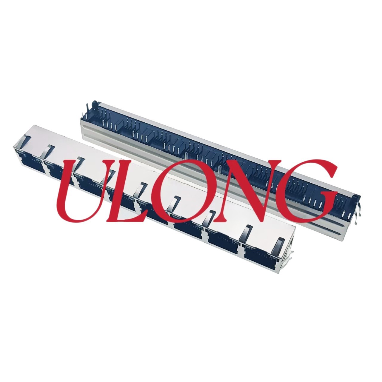 R45连接器1X8口带灯带弹屏蔽