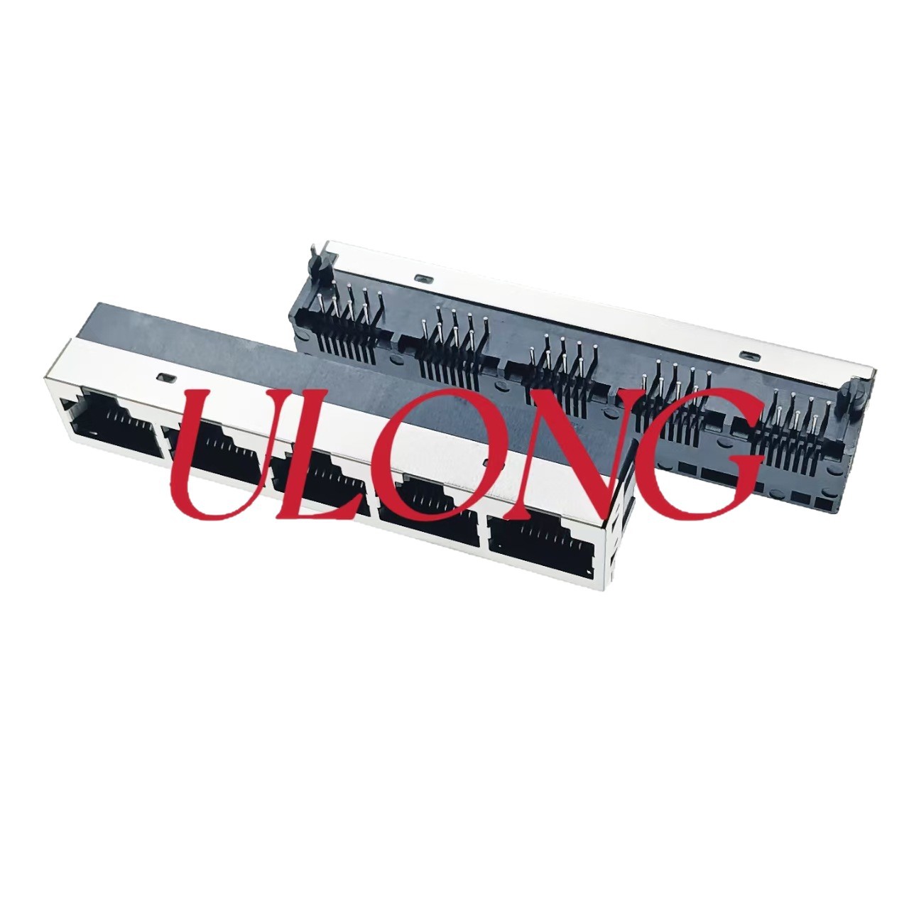 工厂直销RJ45连接器1X5-8P8C半包