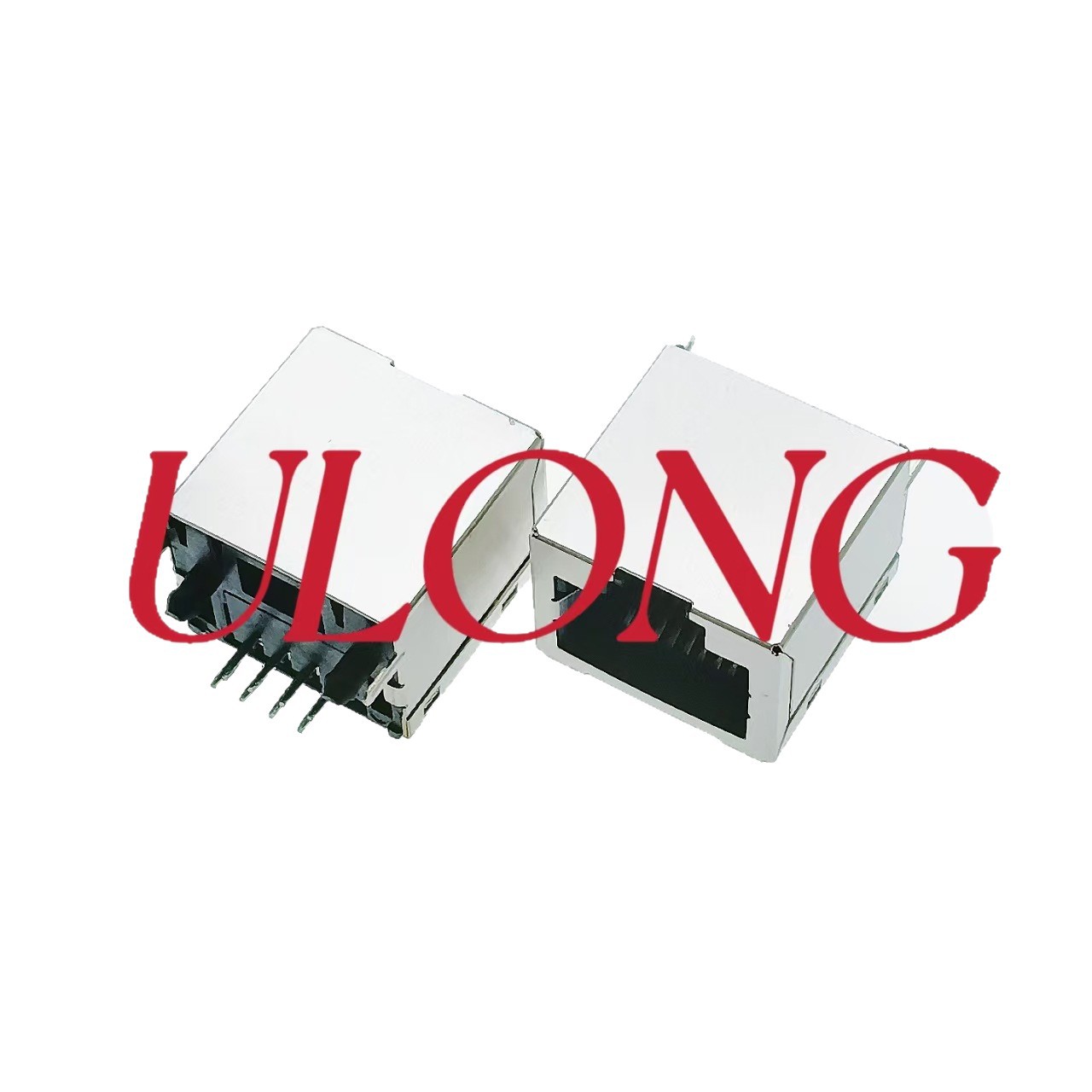 超薄型RJ45直插180度8P8C 无灯平焊线类