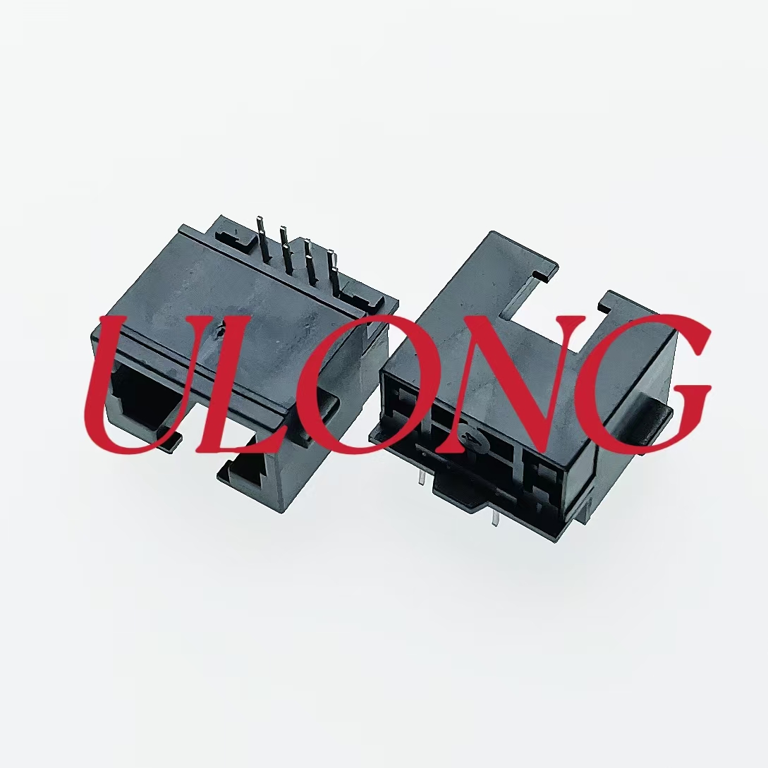 RJ45沉板2.8MM无灯黑色全塑