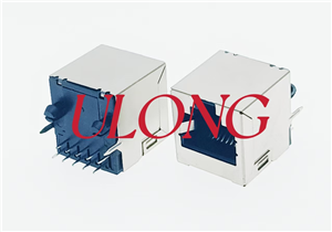 RJ48-10P10C  屏蔽网络插座工业类网口座