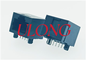RJ48-10P10C  全塑网络插座工业类网口朝上