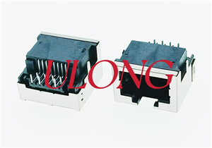 沉板4.2  DIP RJ45-8P8C 无灯屏蔽卷带