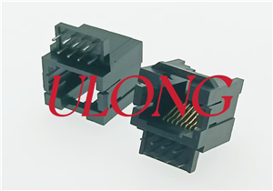 直插反向RJ45-8P8C 镀金3U  墙壁开关插座