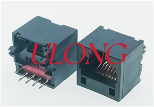 直插DIP RJ45 8P8C 全塑12.7MM插件
