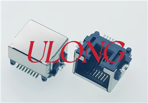 沉板式RJ45-8P8C  8.6MM贴片SMT RJ45不带弹