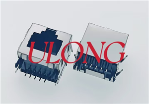 RJ48-10P10C单口屏蔽带弹