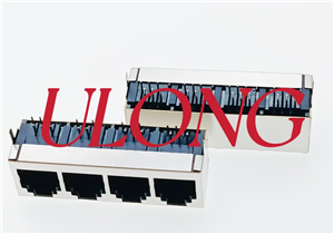 RJ12-1X4-6P6C黑色全包电话座子
