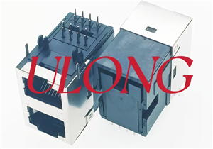 RJ45插座-2X1-8P8C半包