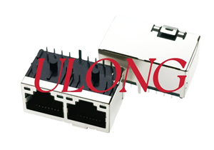 RJ45连接器替代FRE PULSE 1X2带灯左绿右绿橙网卡用