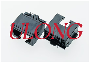RJ45沉板2.8MM无灯黑色全塑